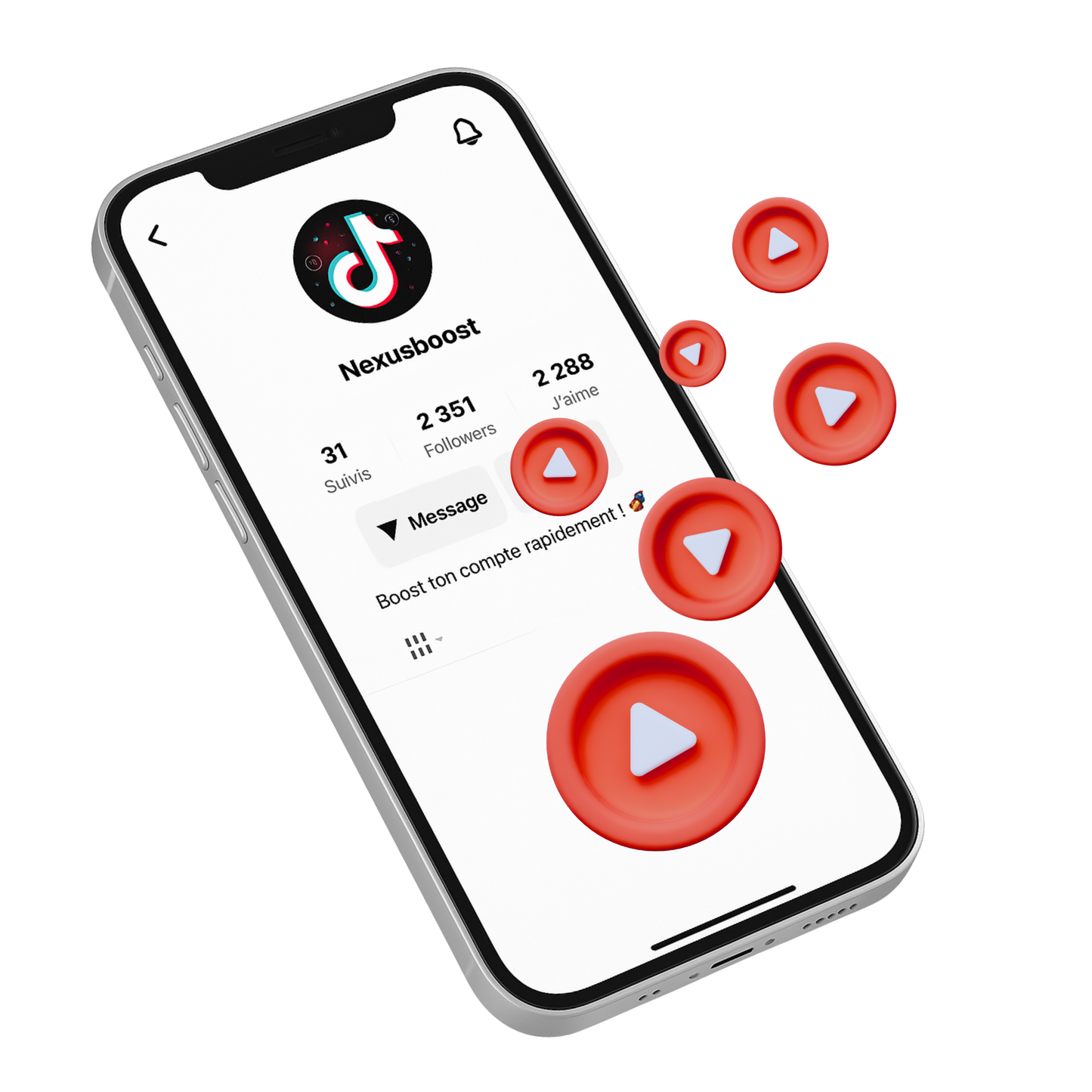 TikTok - 100000 vues